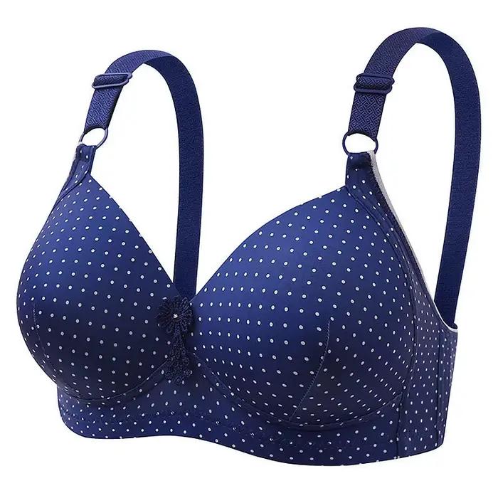 Soutien-gorge imprimé Floral de grande taille, tissu Polyester fin et respirant, confortable, concep
