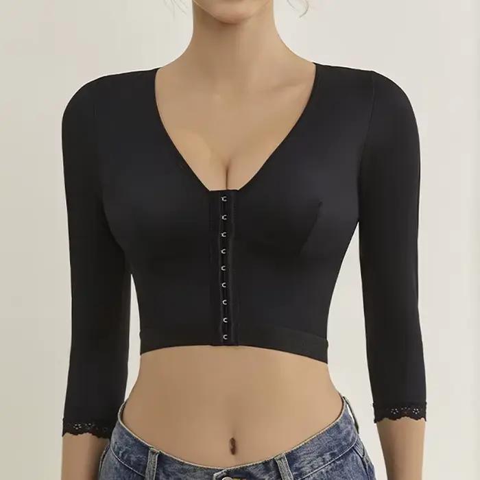 Haut de mise en forme du corps réglable transfrontalier, boucle avant de Yoga, vêtements d'extérieur