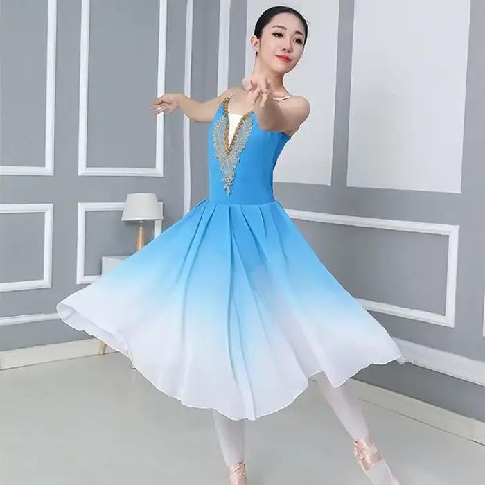 Vêtements de spectacle pour enfants, jupe de ballet, vêtements d'entraînement, jupe moelleuse, vêtem