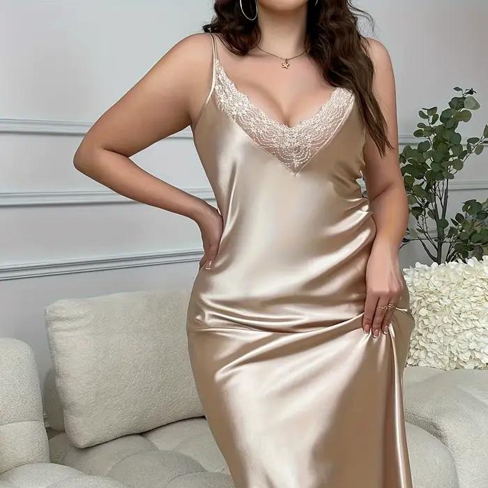 Grande taille 3XL-5XL Chemise de nuit longue femme Chemise de nuit vêtements de nuit Homedress Sexy 