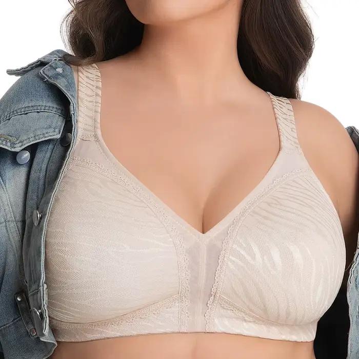 ‌ Soutien-gorge ultra-fin de grande taille pour femmes, sans couture, antidérapant, conception minim