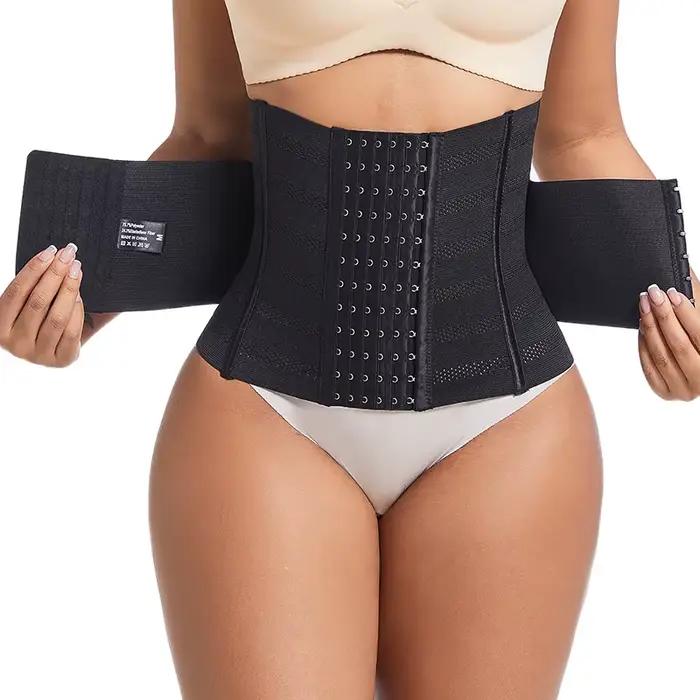 Gaine amincissante pour femme, corset de maintien de la taille, gaine sculptante à double contrôle d