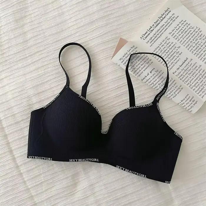 Soutien-gorge push up sans fil pour petits seins, bonnet AA, lingerie rembourrée épaisse et conforta
