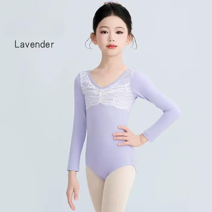 Body en dentelle de danse de Ballet, haut Sexy et amincissant, vêtements d'entraînement doux et conf