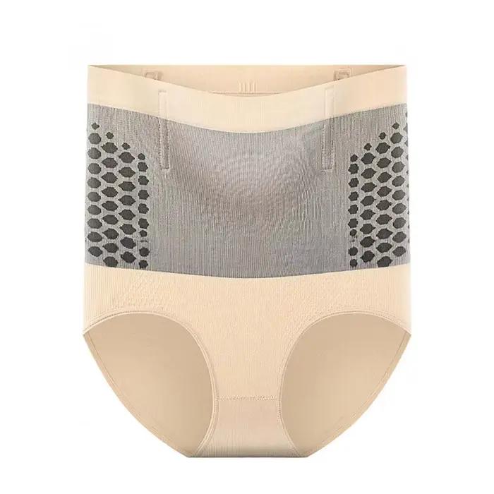 Culotte gainante post-partum pour femme, taille haute, contrôle du ventre, respirante, couvrance int