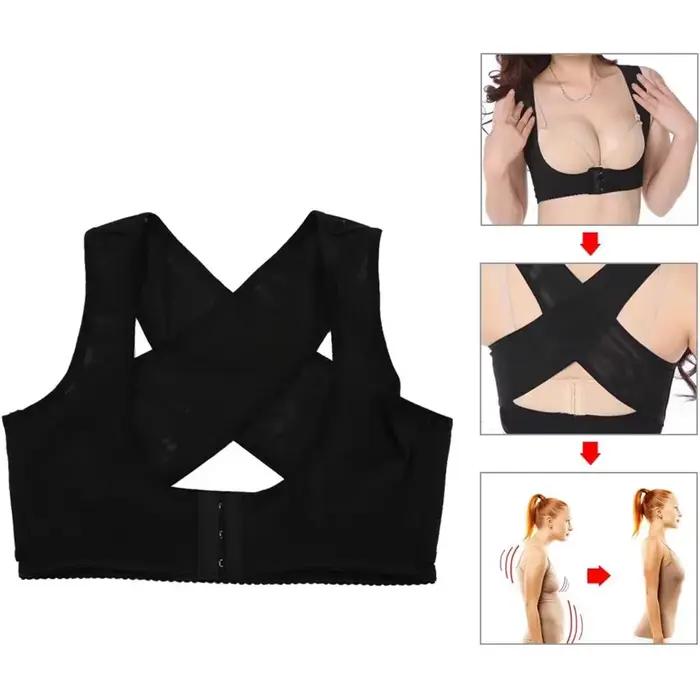 Ceinture de soutien du dos et de la poitrine, attelle de soutien de la poitrine pour femmes, correct