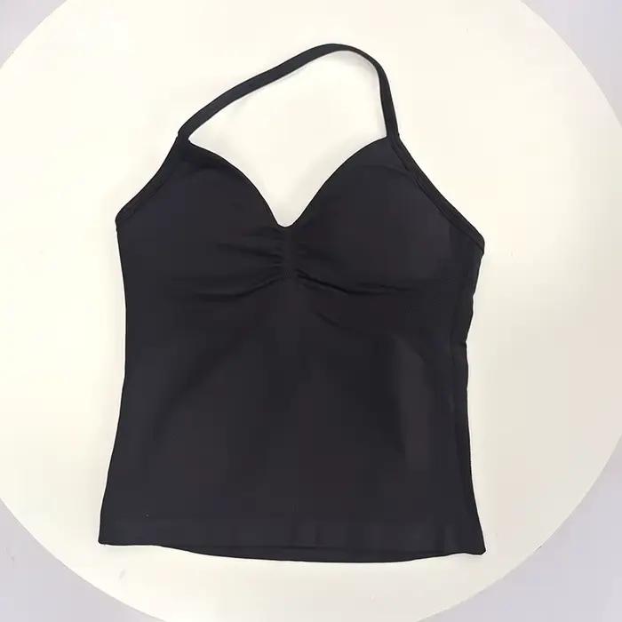 Soutien-gorge de sport Sexy pour femmes, Design dos ouvert, tissu extensible respirant pour le Yoga,