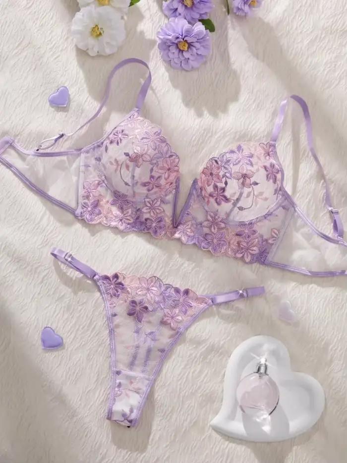 Soutien-gorge transparent pour femmes, Lingerie Sexy, costume, cadeau de la réveillon de la saint-va