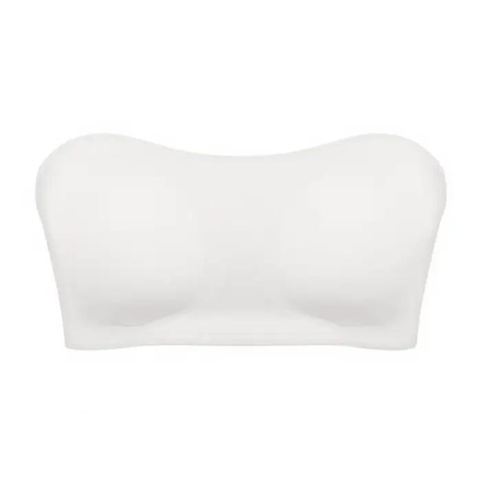 Soutien-gorge invisible avec boutons latéraux, demi-bonnet, bonnets profilés, sans bretelles, antidé