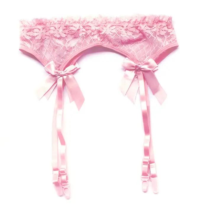 Ligas en dentelle transparente, haut Sexy, cuisses hautes, porte-jarretelles, bas, Lingerie de Bonda