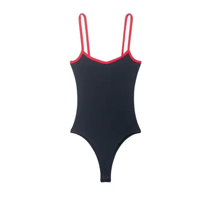 Combinaison Femme 2026 Nouvelle Collection Printemps-Été Chic et Tendance avec Bretelles Fines et Dé