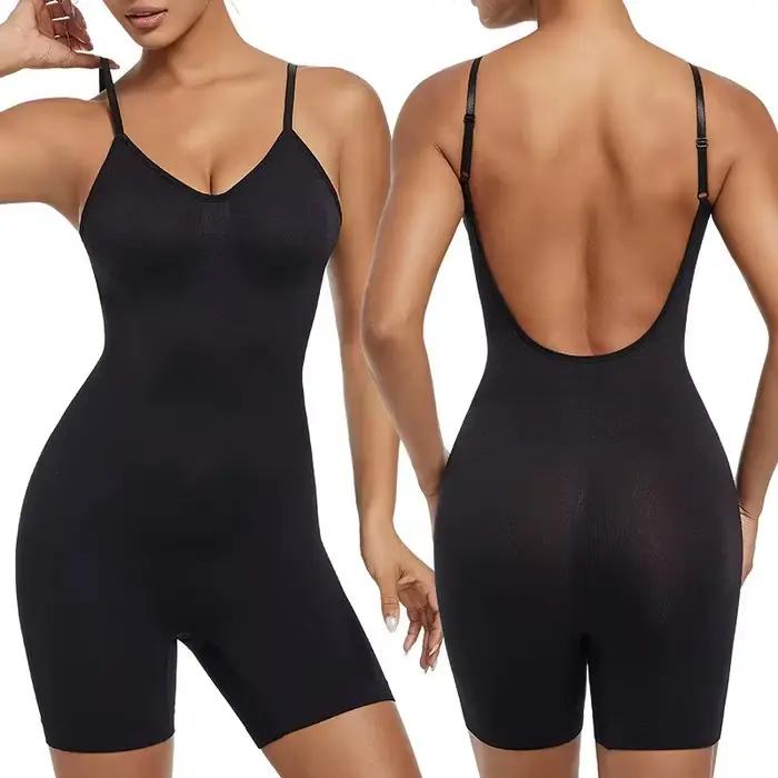 Body sans couture pour femmes, dos bas, contrôle du ventre, levage des hanches, modelant tout le cor
