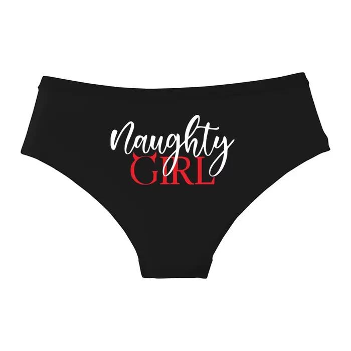 Vilain fille femmes sous-vêtements en coton lèvres Sexy Lingeries pour femmes mignon fille slips fem