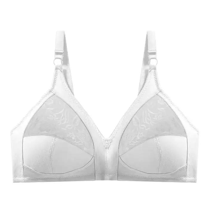 Ruralbra-Soutien-gorge push-up minimiseur pour femme, sans fil, couverture complète, haut en coton s