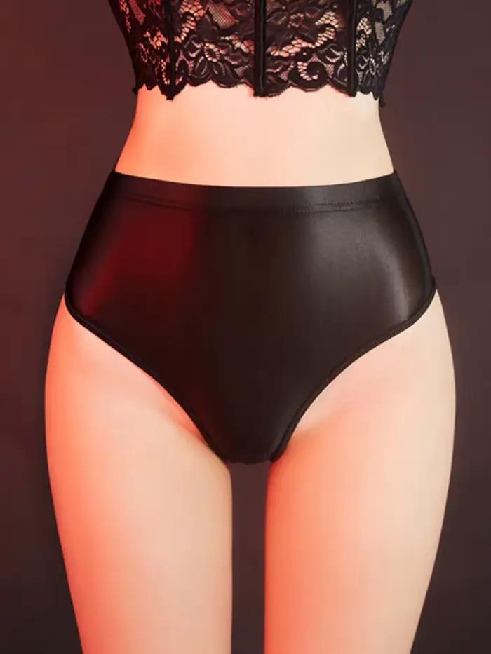 Culotte sexy taille haute pour femmes, slip string respirant, sous-vêtement astronomique, transparen