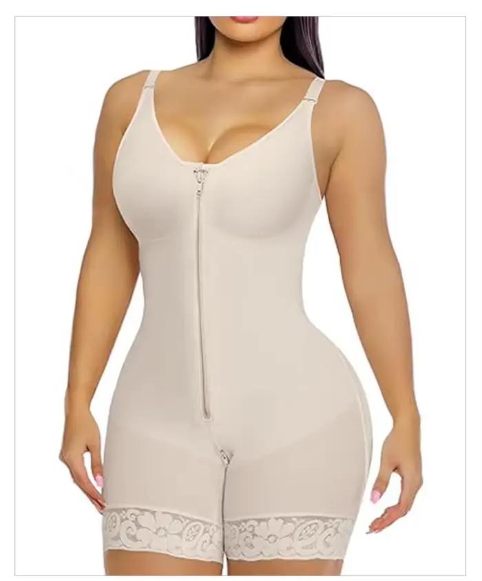 Body sculptant en maille pour femme, effet ventre plat, serre-taille, rehausseur de fesses, respiran