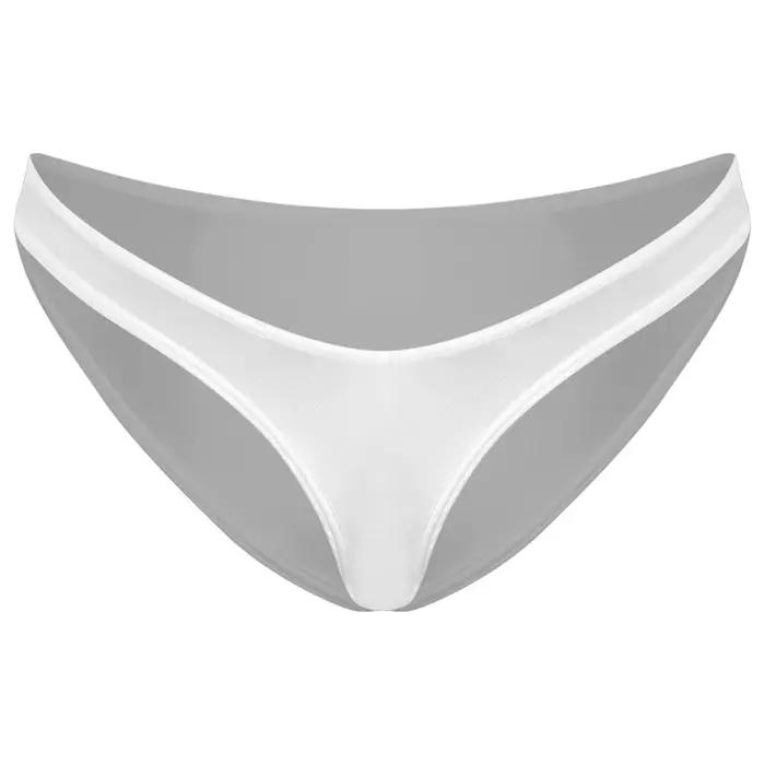 Culottes micro brillantes pour femmes, entrejambe étroit, extensibles, sans couture, sous-vêtements 