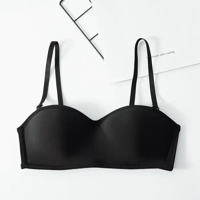 Soutien-gorge sans bretelles amovible, sans armatures, sexy, antidérapant, confortable, ajusté, sans
