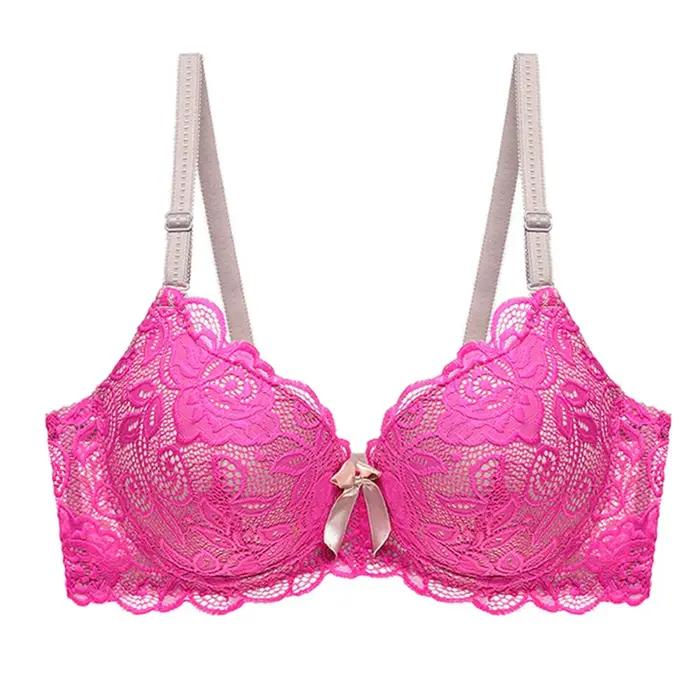 Soutien-gorge Sexy à armatures en dentelle, soutien-gorge Push Up légèrement rembourré pour femmes, 