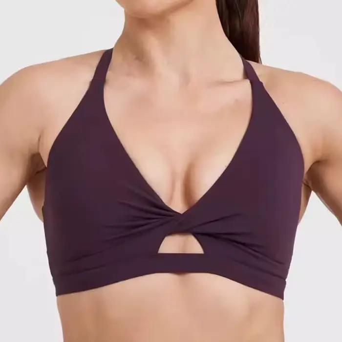 Soutien-gorge sport absorbant les chocs pour femmes, soutien-gorge haute résistance, sensation haut 