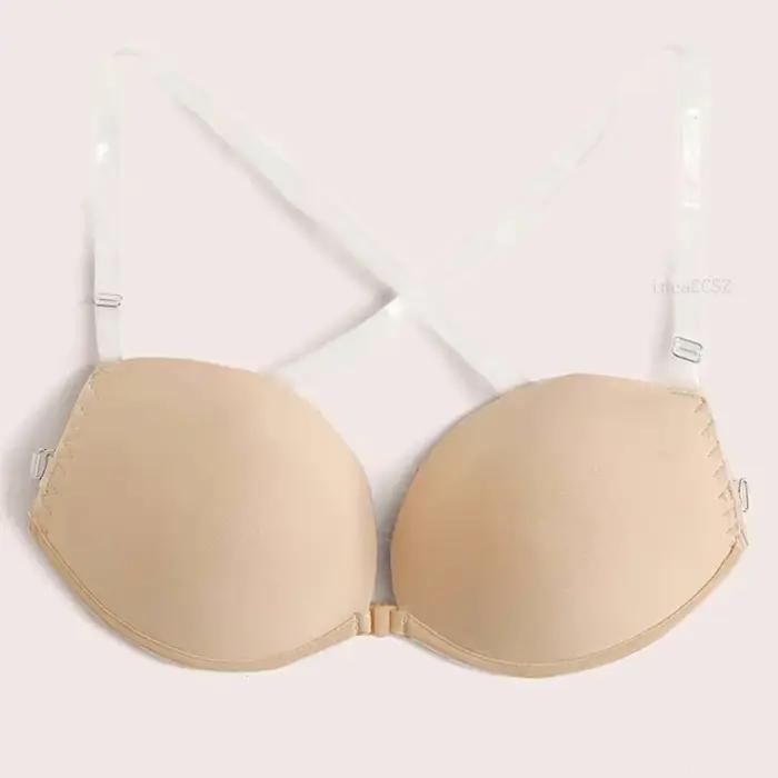 Soutien-gorge Invisible dos nu pour femmes, Lingerie Push Up Sexy, Bralette dos nu, sous-vêtements d