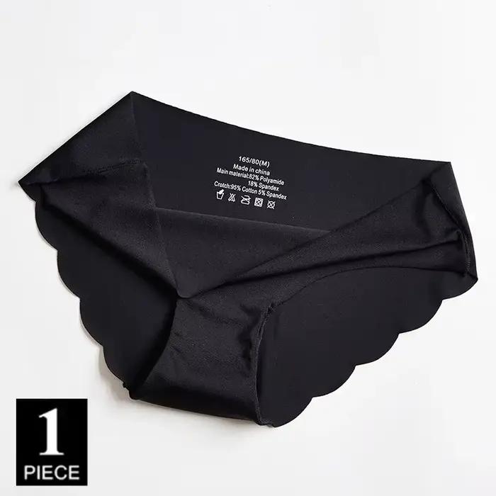 Culotte sans couture sous-vêtements pour femme slips Sexy solide femme culottes offre spéciale sous-