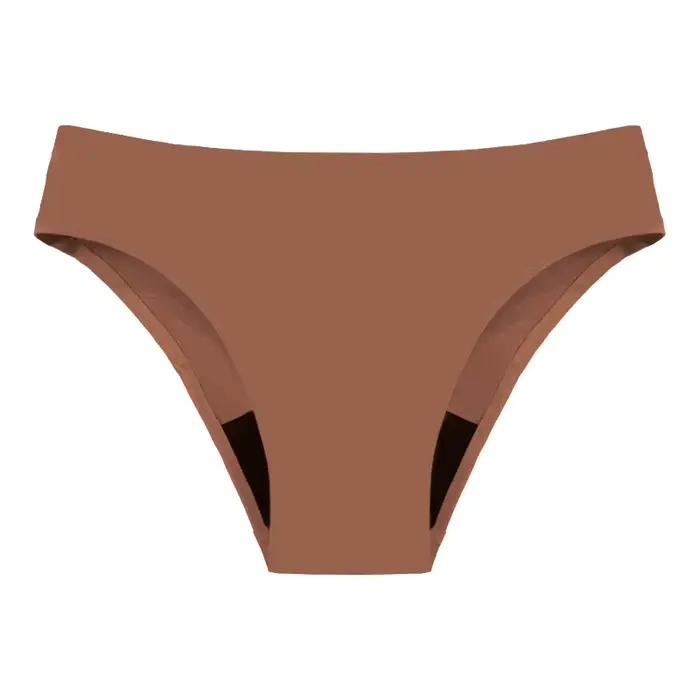 Culotte menstruelle sans couture, 4 couches, étanche, maille à flux lourd, culotte absorbante rapide