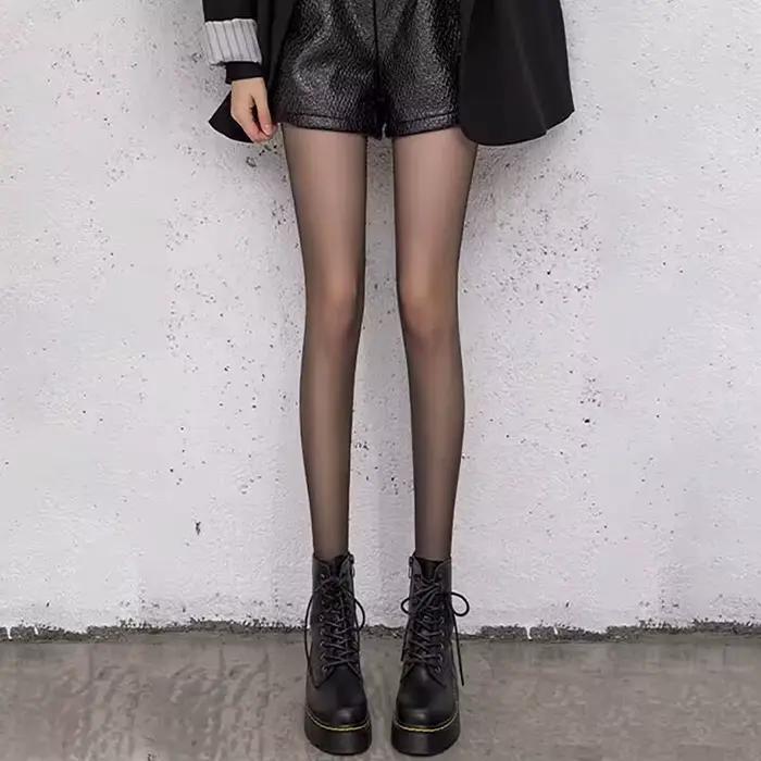 Collants translucides pour femmes, collants blancs et noirs, leggings fins d'été, collants ALTERTigh
