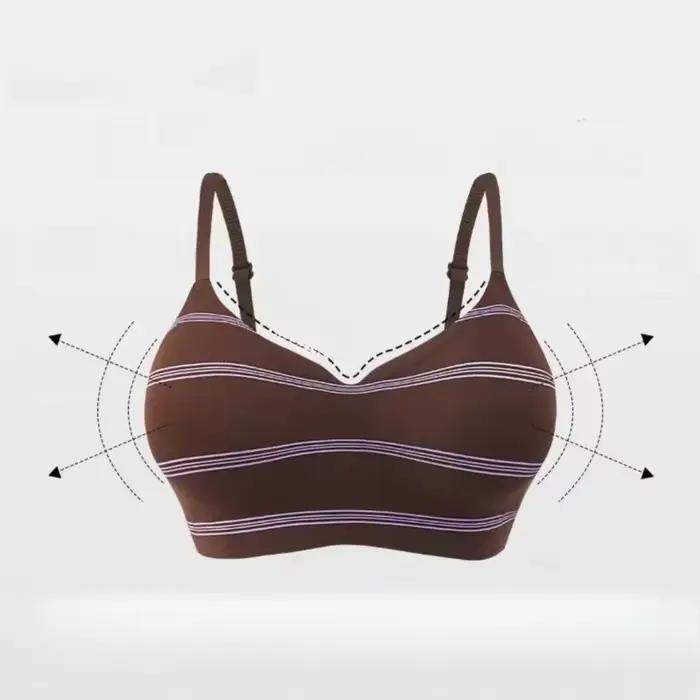 Soutien-gorge push-up pour petite poitrine, anti-affaissement, sans coutures, avec contrôle latéral,