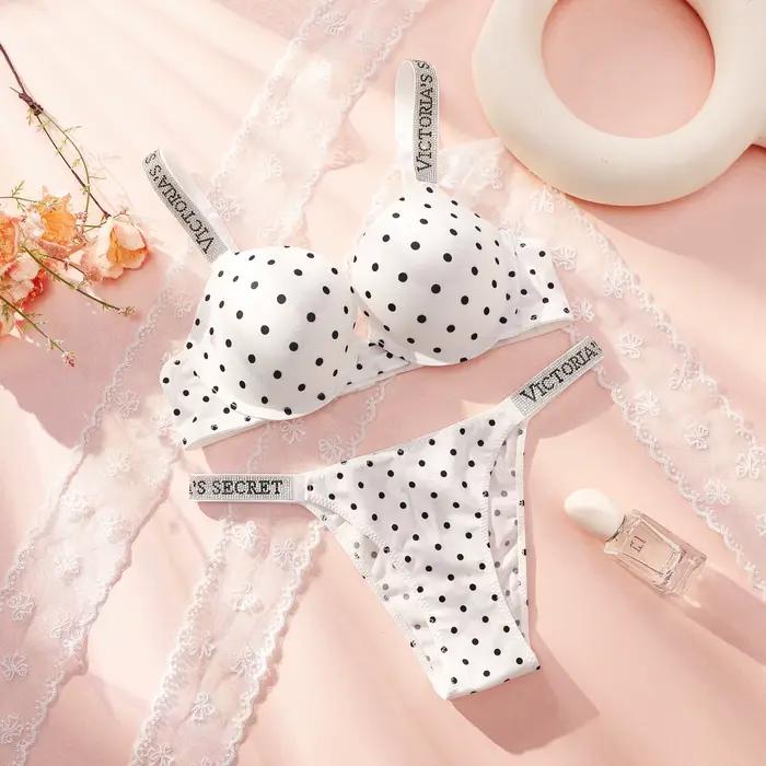Ensemble lingerie sexy Victoria Secret, vêtements de nuit grande taille, confortables, luxueux, nouv