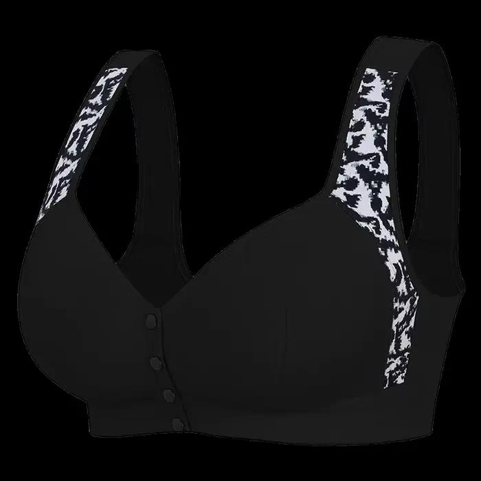 Soutien-gorge Confort Sans Armature à Fermeture Avant Grande Taille - Sans Coutures, Couvrance Total