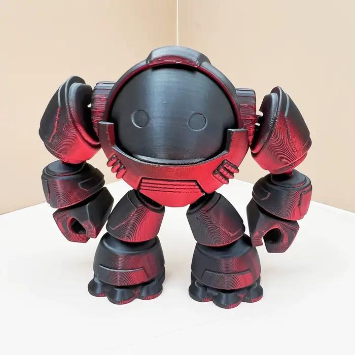 Nouveau Robot ours en peluche imprimé en 3D, adapté aux figurines et aux articles d'exposition ou au