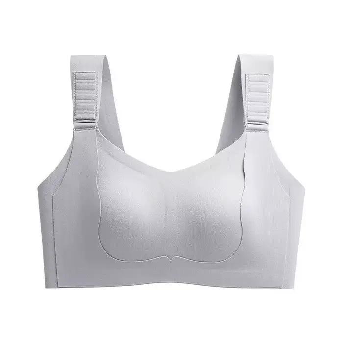 Soutien-gorge sans couture grande taille pour femme, bretelles réglables, anti-affaissement, soutien
