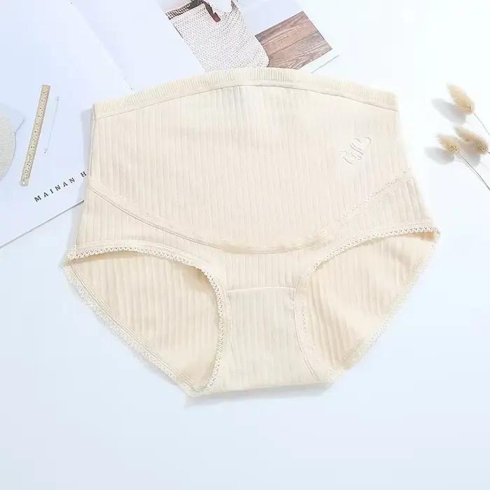 Culotte de maternité en coton taille haute pour femmes, Section C, récupération post-partum, sous-vê