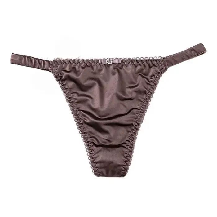 Sous-vêtements doux culotte de sport pour fille caleçon couleur unie pour femmes femme Lingerie femm