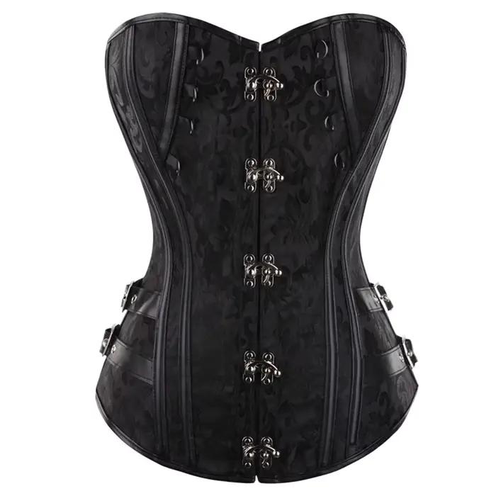 Corset femme Steampunk gaine amincissante Vintage vêtements gothiques corsage Bustier surbuste Burle