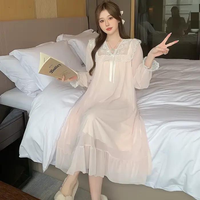Femmes chemises de nuit d'été avec soutien-gorge vêtements de détente en plein air chemise de nuit r
