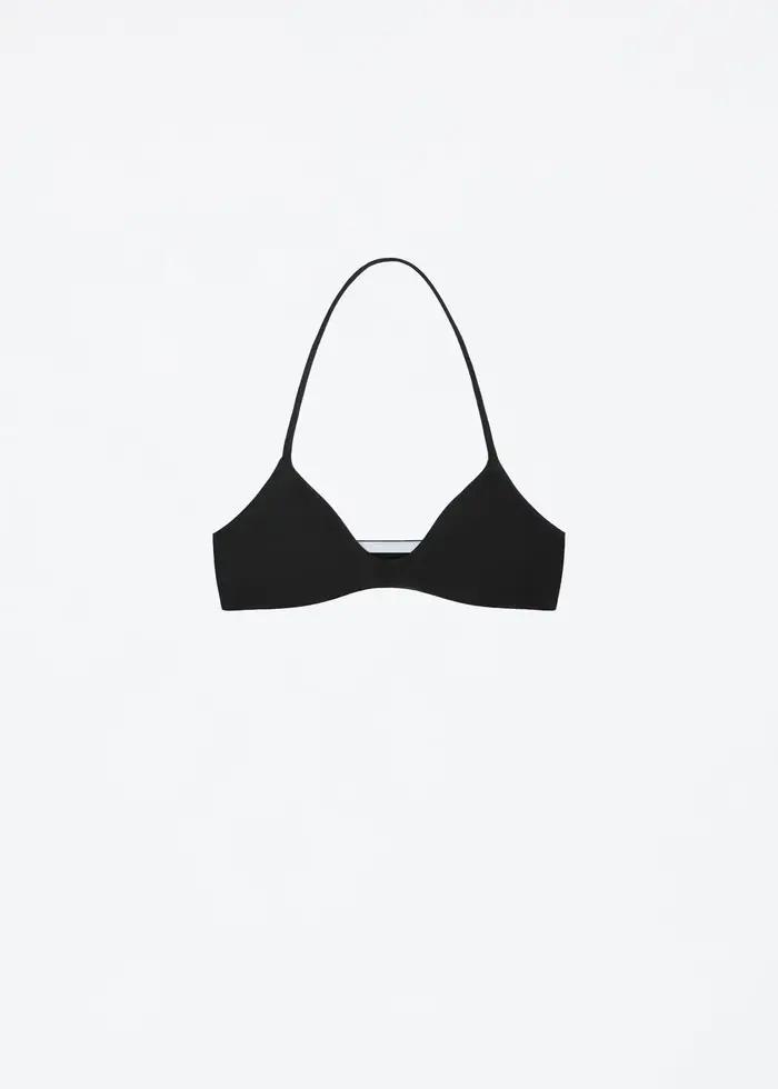 Soutien-gorge à col halter pour femme, soutien-gorge de sport sexy à décolleté plongeant, haut de yo