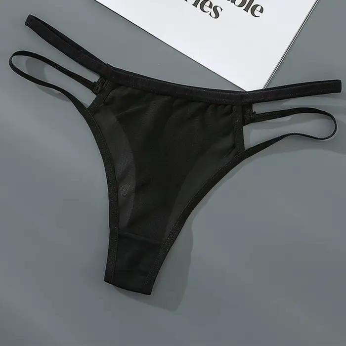 Sous-vêtements Sexy pour femmes, culottes et tongs, doux pour la peau, Hipster, slips Sexy en maille