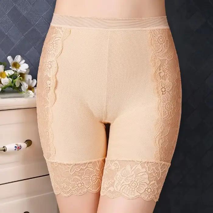 Femmes culottes sans couture sécurité pantalons courts femmes taille haute Stretch Shorts slips sous
