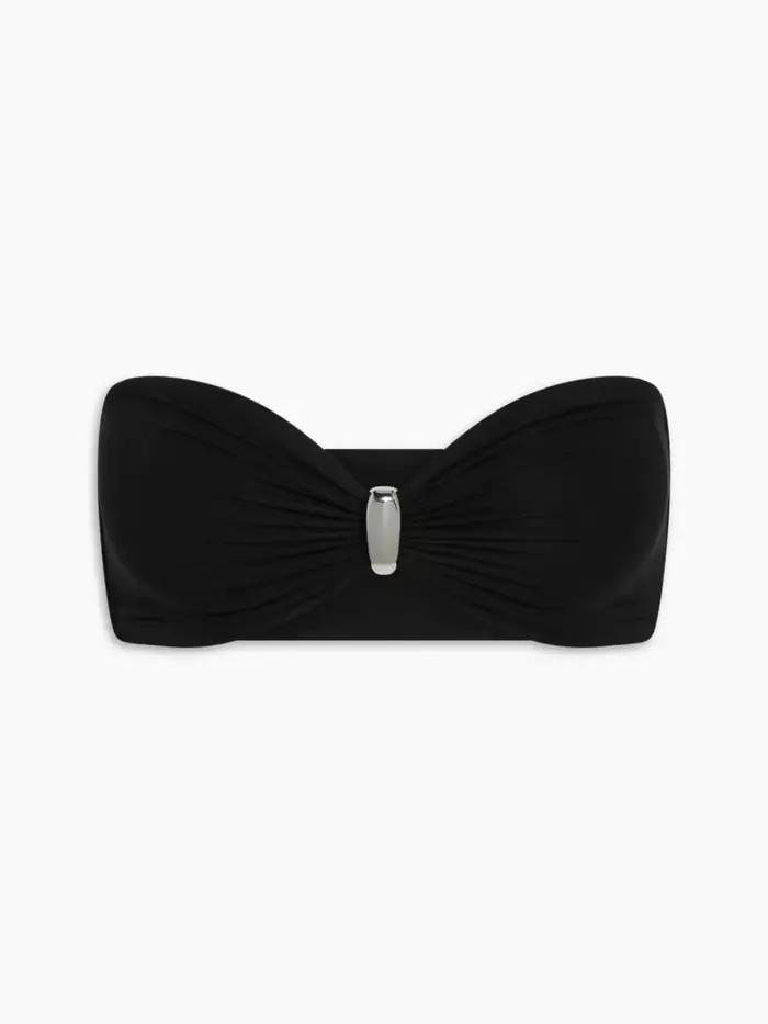Soutien-gorge plissé à boucle métallique KHY x GraceLing, style identique à celui de Kylie, sexy, po