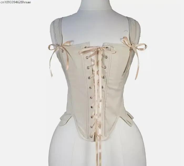 Corset Renaissance pour femmes, corsage victorien, haut bustier rétro