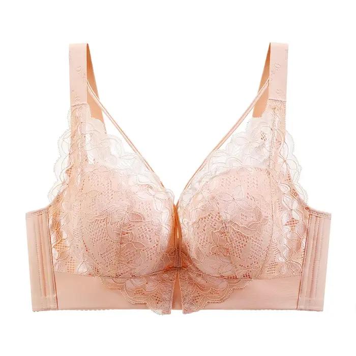 Soutien-gorge push up sans armature en acier pour femme, haut de soutien, sous-vêtement affaissement