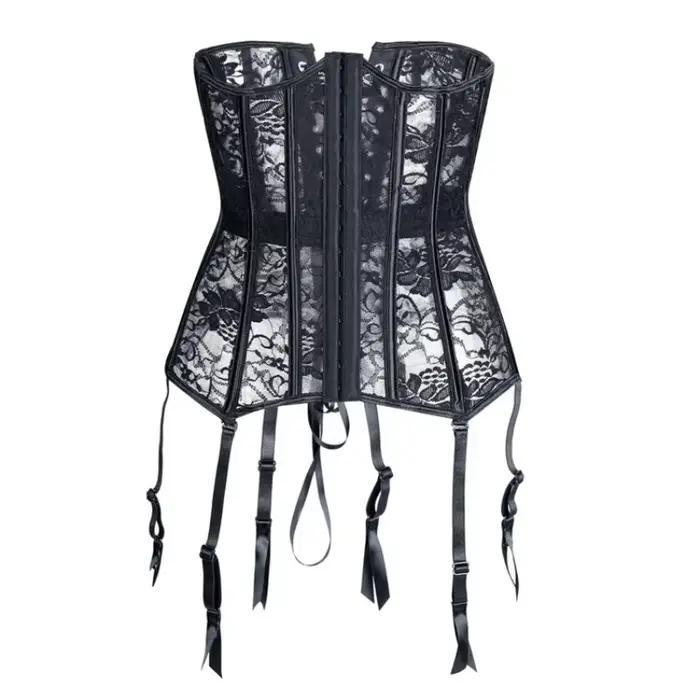 Haut Corset sous le buste avec bretelles, Lingerie Sexy pour femmes, cintré à la taille, Bustier res