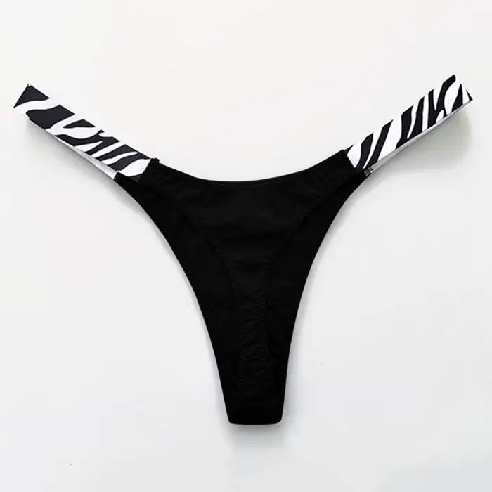 Femmes Sexy coton culotte brésilienne femmes Sexy string culotte couleur unie confortable taille bas