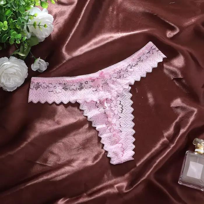 String sexy en dentelle pour femme, haute qualité, style européen et américain, translucide, respira