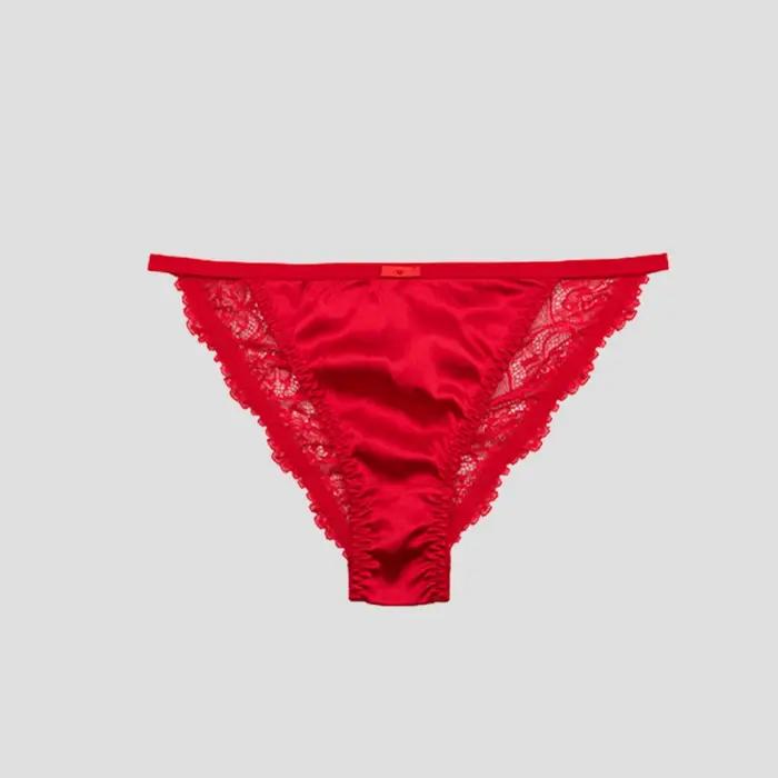 String en dentelle taille basse pour femmes, sous-vêtements sexy, pur document, entrejambe respirant