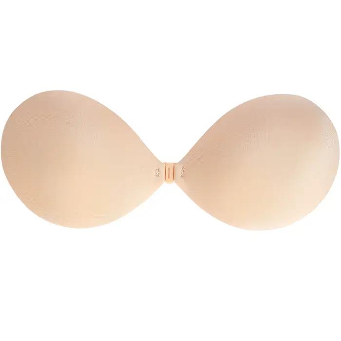 Soutien-gorge invisible push-up sexy pour femme, auto-adhésif en silicone, sans couture, fermeture a