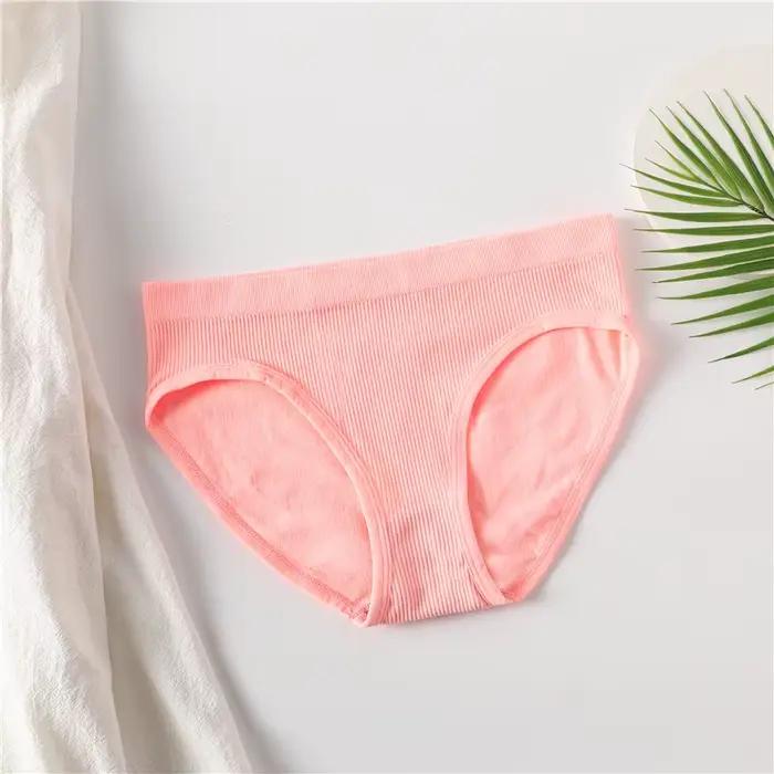 Culottes sans couture pour femmes, slips en coton, sous-vêtements sexy, caleçons pour femmes, linger