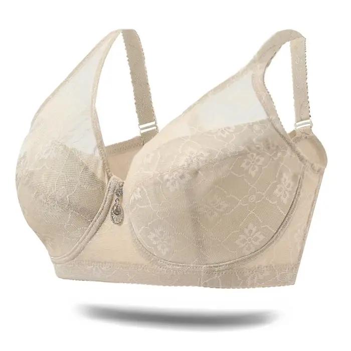 Énorme femmes soutien-gorge taille 38-54 pleine tasse D E F G coton Lingerie Sexy dentelle minimiseu